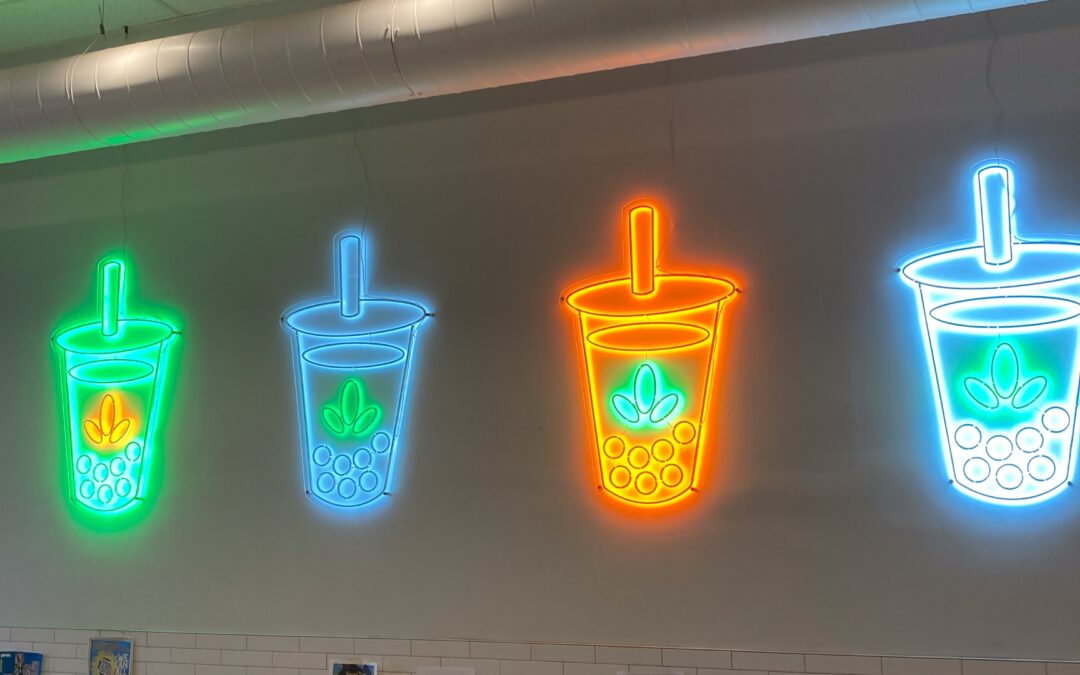 Bubble Tea Display Installation